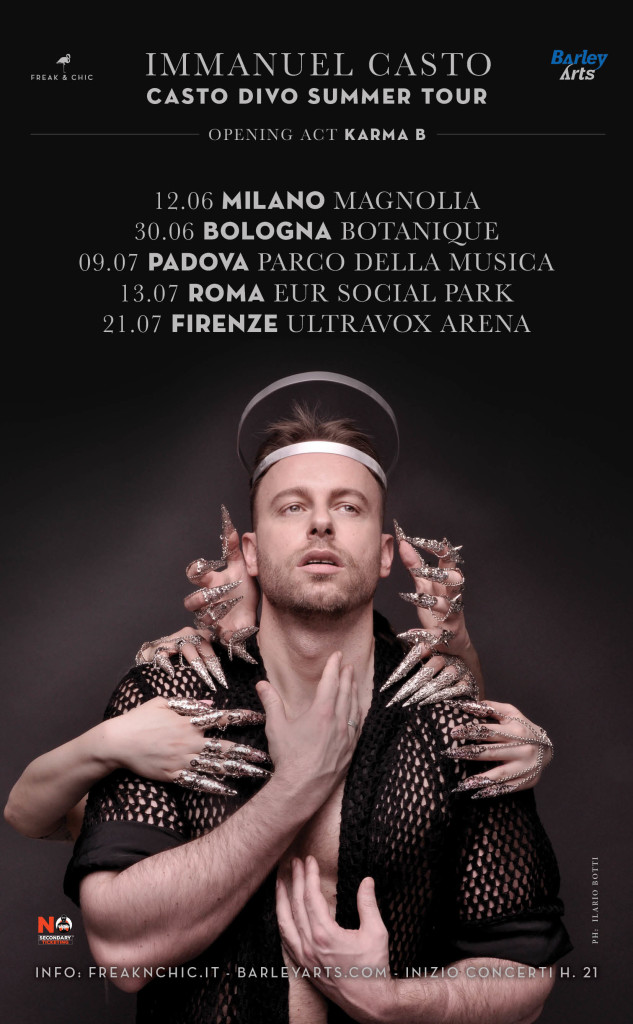 Casto Divo Summer Tour 2022 - Immagine facebook