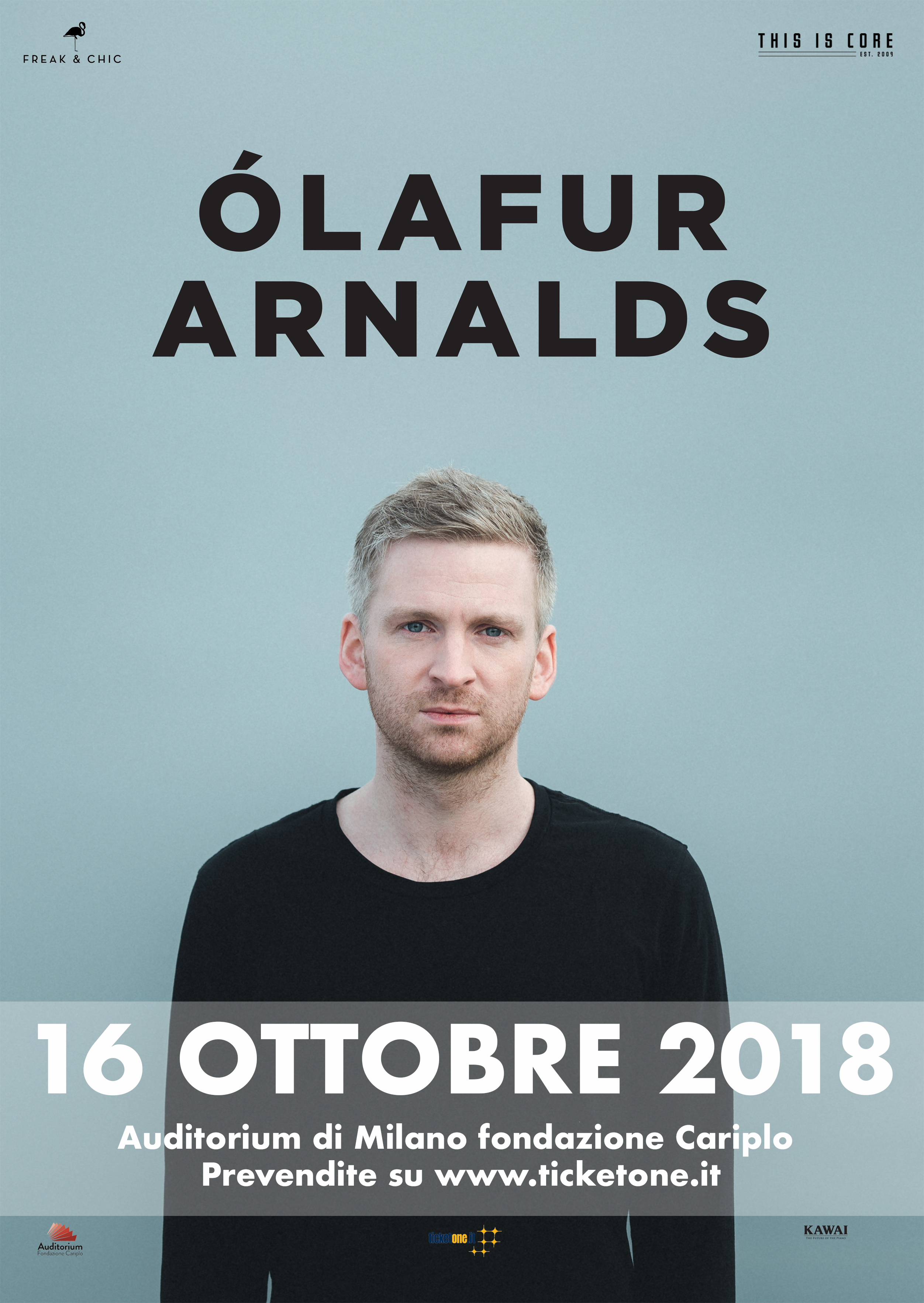 OLAFUR ARNALDS data unica in ITALIA