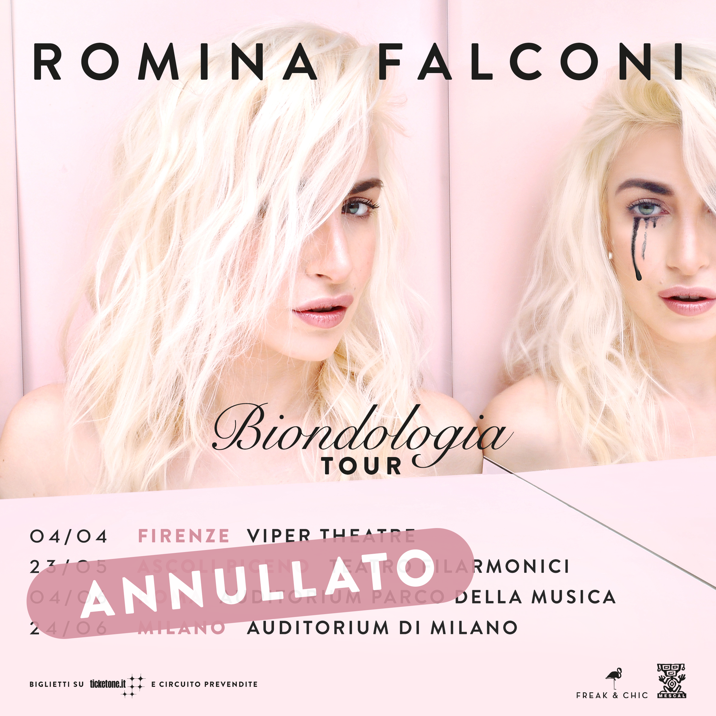 ROMINA FALCONI istruzioni rimborso Biondologia Tour