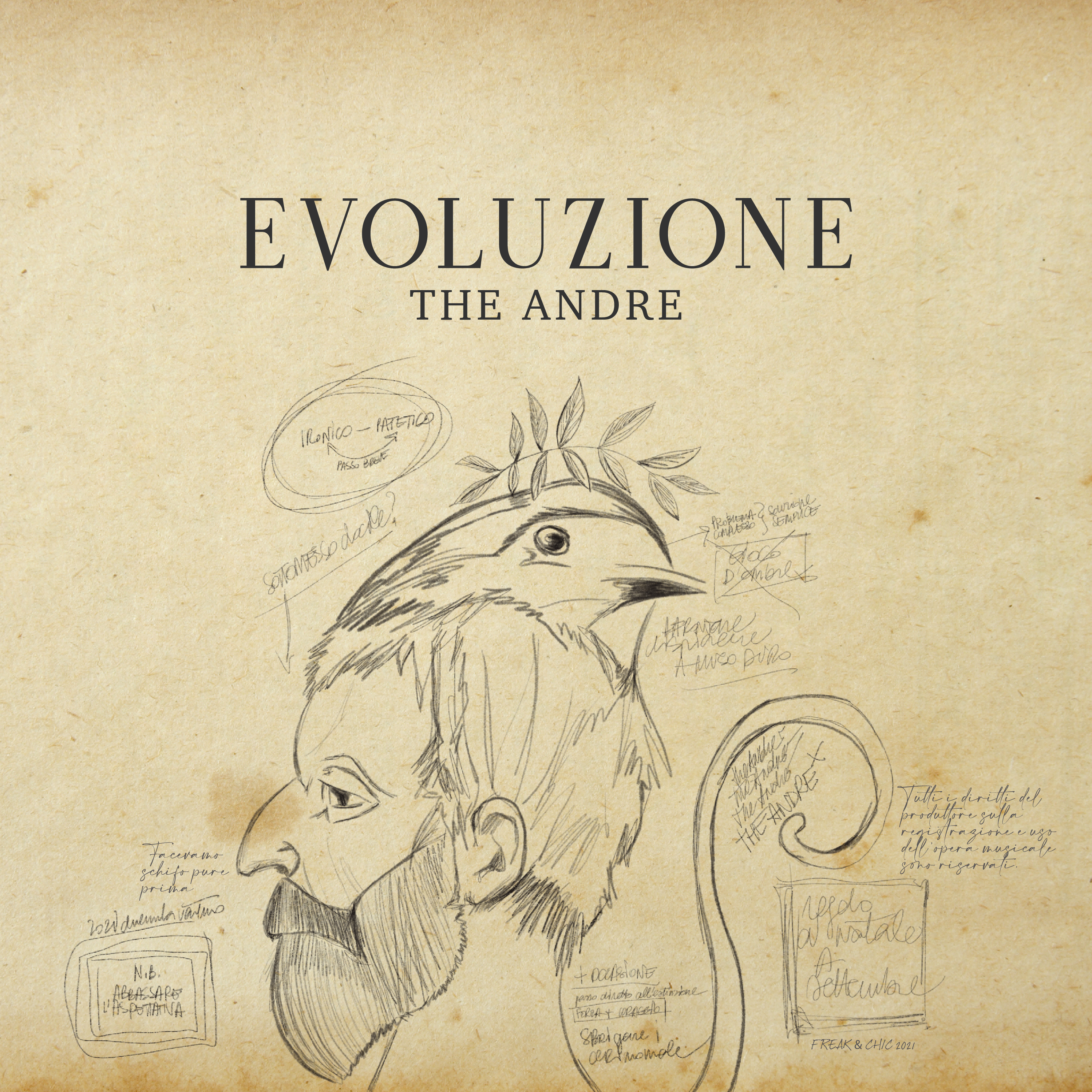 THE ANDRE: il disco EVOLUZIONE e il singolo SCIMMIE