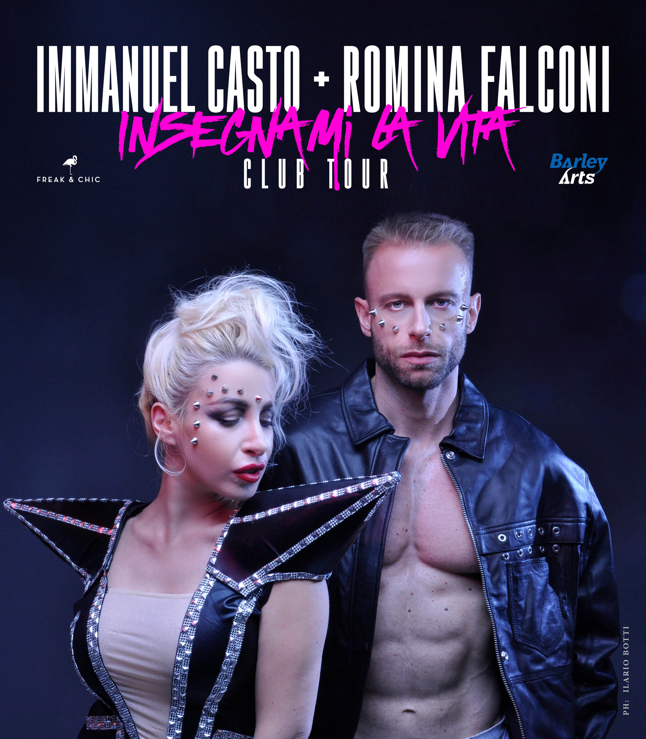 IMMANUEL CASTO e ROMINA FALCONI insieme con INSEGNAMI LA VITA CLUB TOUR